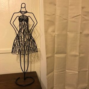 17” tall cute black dressform
